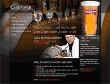 Tablet Screenshot of caskforce.co.uk